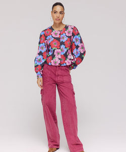 HARPER & YVE | CASSIE LS BLOUSE - MULTI FLOWER