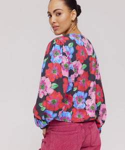 HARPER & YVE | CASSIE LS BLOUSE - MULTI FLOWER