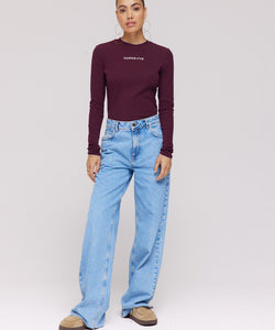HARPER & YVE | CAMMY LS TOP - WINE BERRY