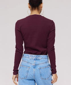 HARPER & YVE | CAMMY LS TOP - WINE BERRY