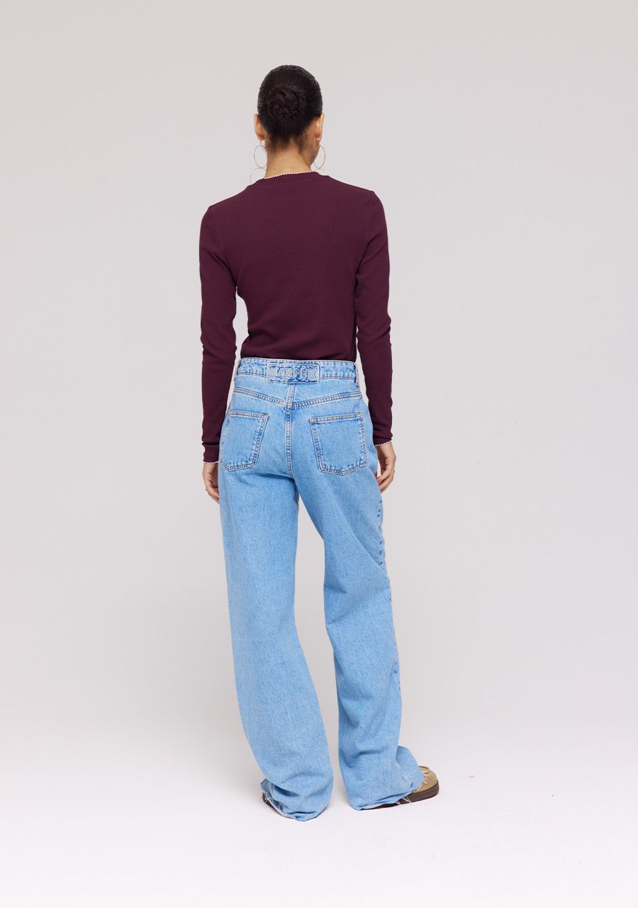 HARPER & YVE | CAMMY LS TOP - WINE BERRY