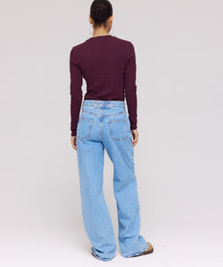 HARPER & YVE | CAMMY LS TOP - WINE BERRY