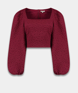 HARPER & YVE | SISI LS BLOUSE - RED CRUSH
