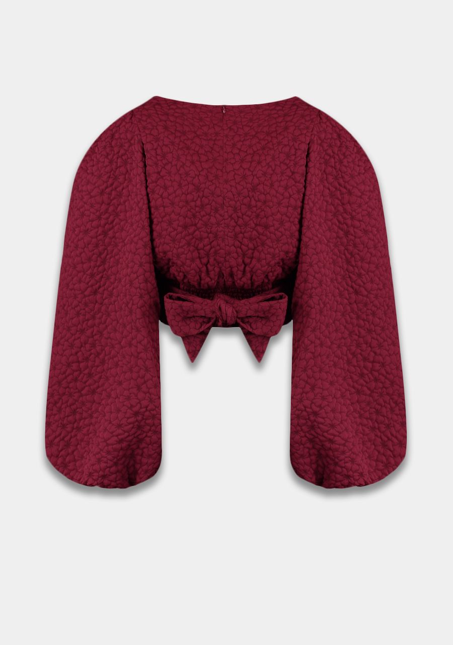 HARPER & YVE | SISI LS BLOUSE - RED CRUSH