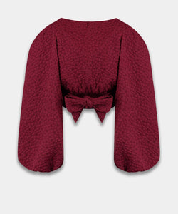 HARPER & YVE | SISI LS BLOUSE - RED CRUSH