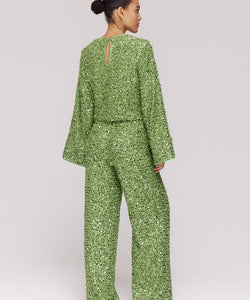 HARPER & YVE | CATH LS TOP - LUCKY GREEN