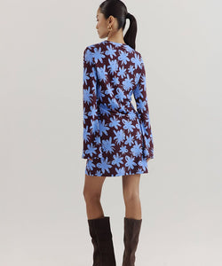 HARPER & YVE | JOLIE LS DRESS - BLUE BLOSSOM