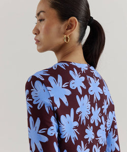 HARPER & YVE | JOLIE LS DRESS - BLUE BLOSSOM