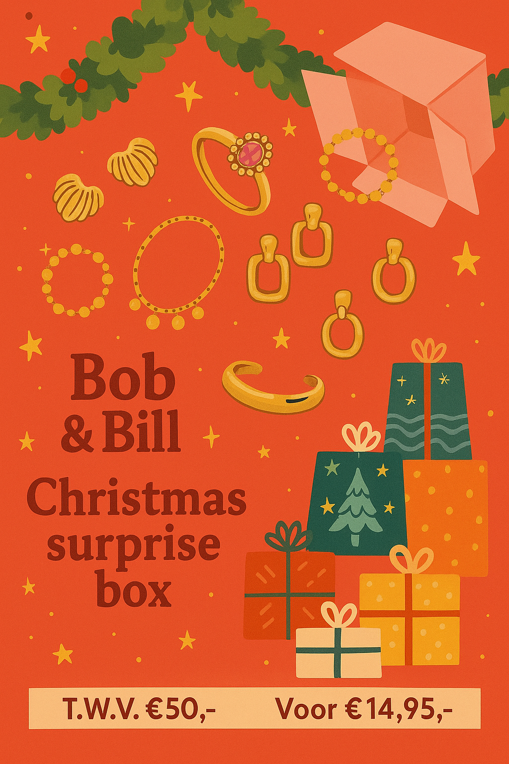 BOB & BILL CHRISTMAS SURPRISE BOX | SIERADEN - T.W.V. €50,-