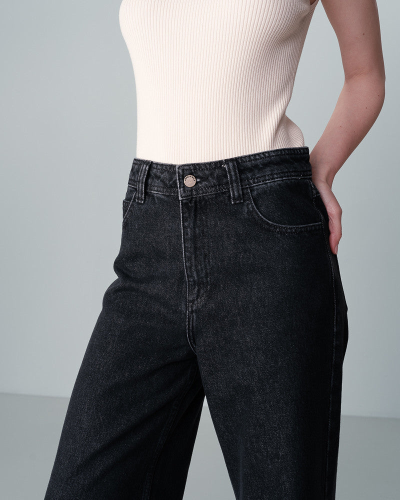 GRACE & MILA | 95 JEANS - ANTHRACITE