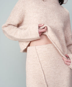 GRACE & MILA | NASTIA SKIRT - BEIGE