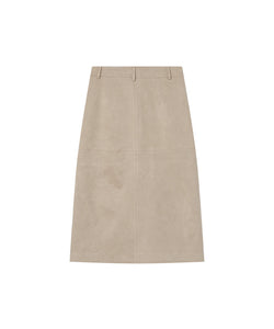 GRACE & MILA | SORRY MIDI SKIRT - TAUPE