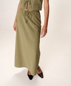 GRACE & MILA | ROUSSE SKIRT - GREEN