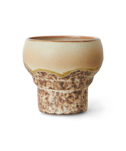 HKliving | 70S CERAMICS: LUNGO MUGS - CORAL SHELL