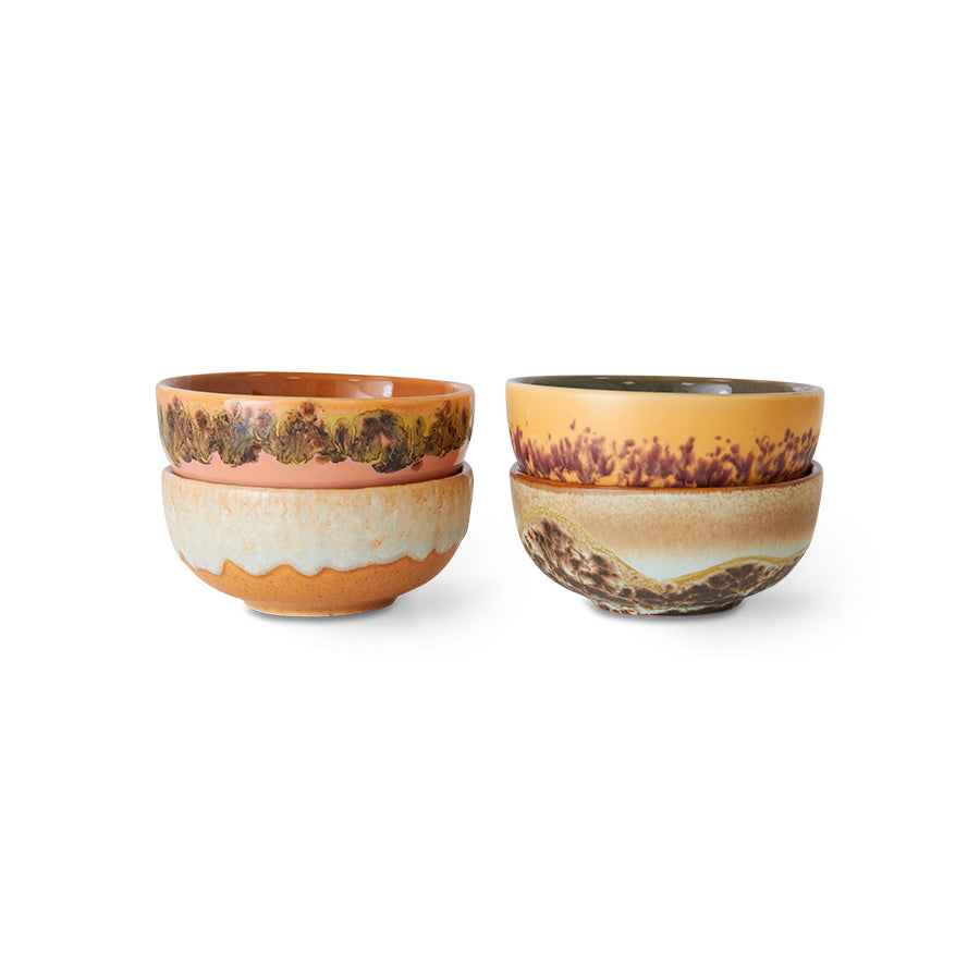 HKliving | 70S CERAMICS: XS BOWL - MARINE DUNES