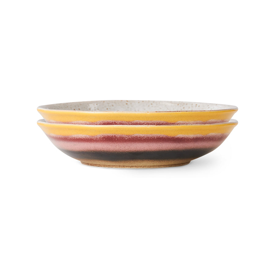 HKliving | 70S CERAMICS: CURRY BOWL - HIBISCUS