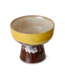 HKliving | 70S CERAMICS: TAPAS BOWL ON BASE L - CREEK