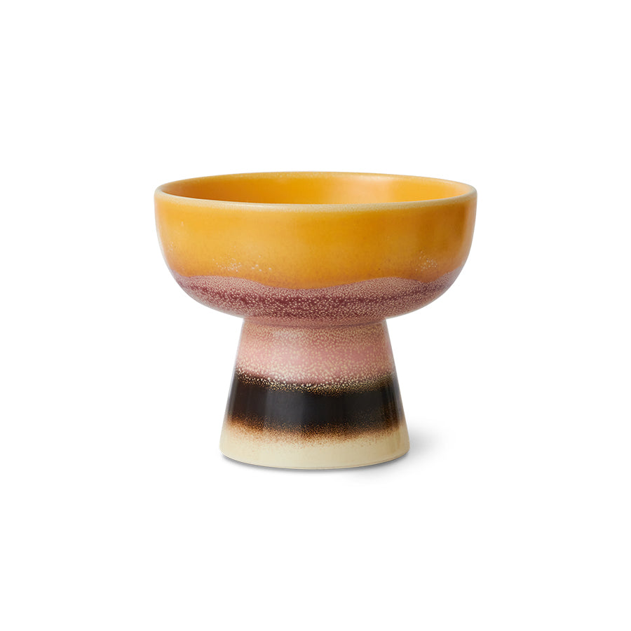 HKliving | 70S CERAMICS: TAPAS BOWL ON BASE S - SUNSHADE