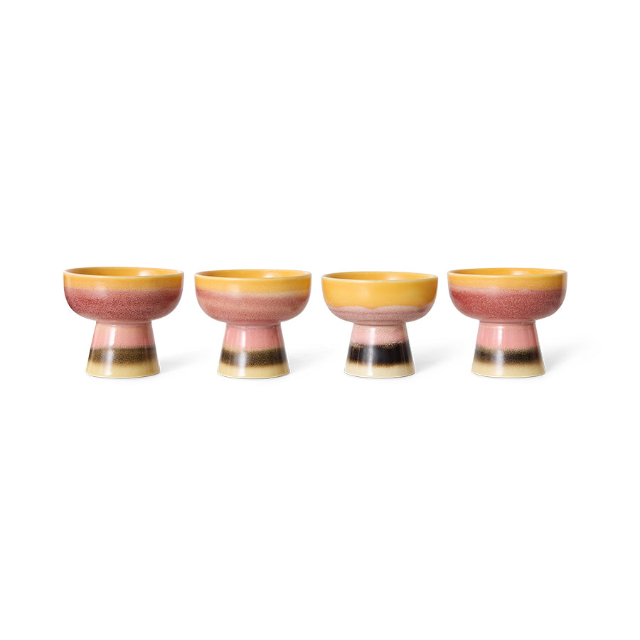 HKliving | 70S CERAMICS: TAPAS BOWL ON BASE S - SUNSHADE