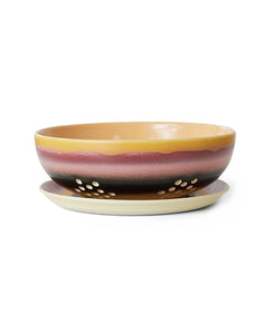 HKliving | 70S CERAMICS BERRY BOWL - SUNSET