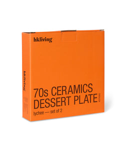 HKliving | 70'S DESSERT PLATE - LYCHEE