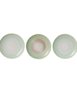 HKliving |70S CERAMICS: DINNER PLATE - PALMS