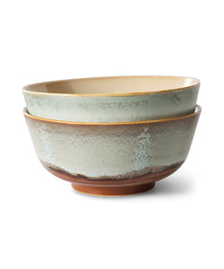 HKliving | 70S CERAMICS: RAMEN BOWL - VERGE (2pcs)