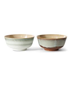 HKliving | 70S CERAMICS: RAMEN BOWL - VERGE (2pcs)