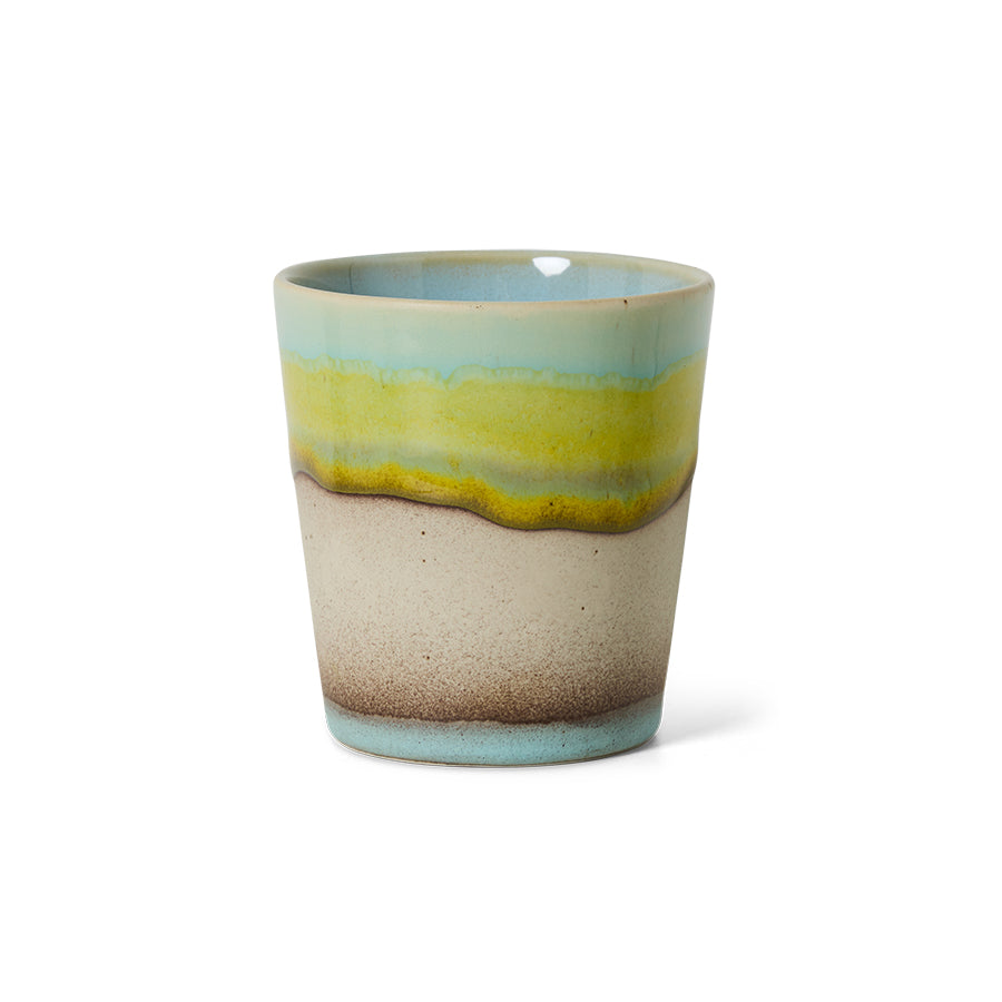 HKliving | 70S CERAMICS: COFFEE MUG - GLINT