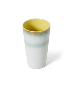 HKliving | 70S CERAMICS: LATTE MUG - PETAL