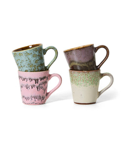 HKliving | 70S CERAMICS: ESPRESSO MUGS - BRUTALISM: TORRENT