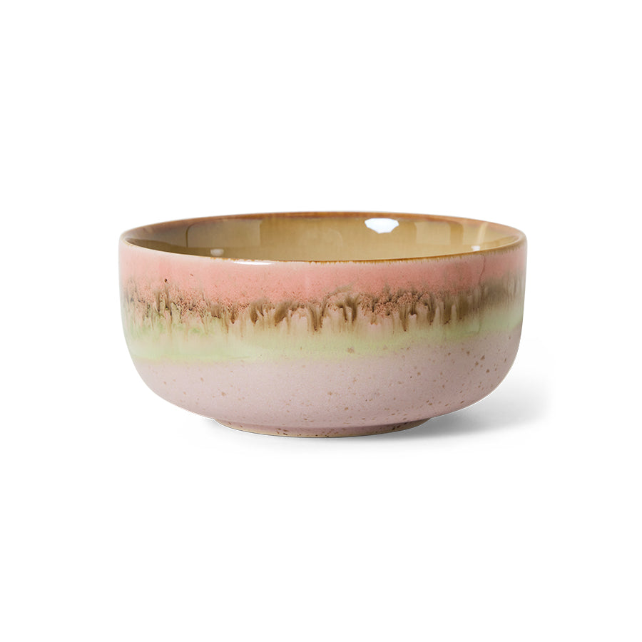 HKliving | 70S CERAMICS: DESSERT BOWL - GLAZE