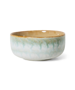 HKliving | 70S CERAMICS: DESSERT BOWL - PETAL