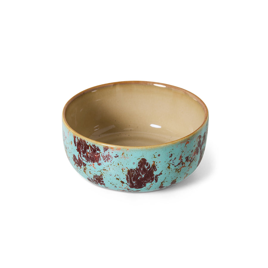 HKliving | 70S CERAMICS: DESSERT BOWL - PATINA