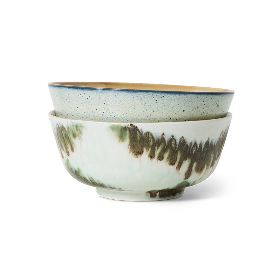 HKliving | 70S CERAMICS: RAMEN BOWL - MINIMALIST: TIDE