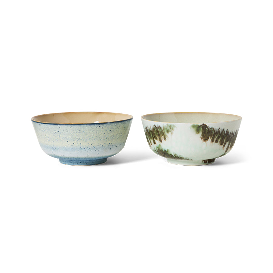 HKliving | 70S CERAMICS: RAMEN BOWL - MINIMALIST: THICKET