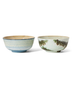 HKliving | 70S CERAMICS: RAMEN BOWL - MINIMALIST: THICKET