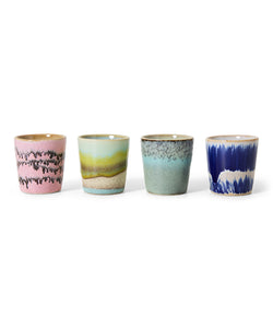 HKliving | 70S CERAMICS: EGG CUPS - VIBRANCE