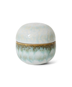 HKliving | 70S CERAMICS: SUGAR POT - PETAL