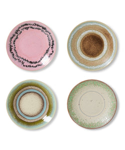 HKliving | 70S CERAMICS: SAUCER - BUBBLE