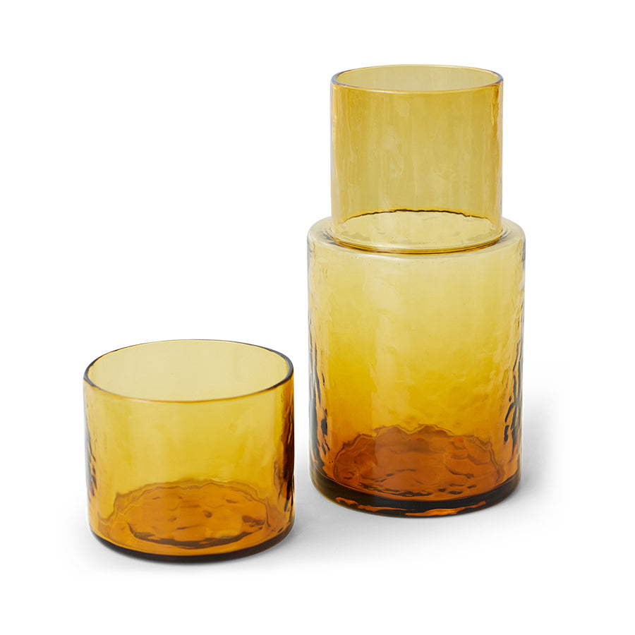 HKliving | TUBE CARAFE - AMBER