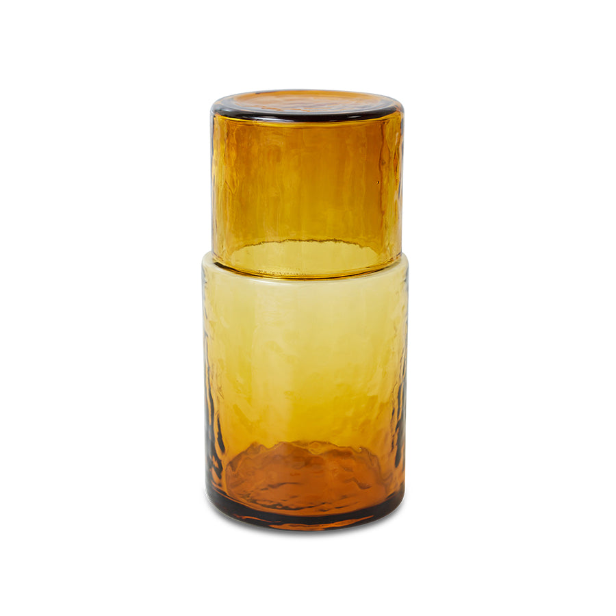 HKliving | TUBE CARAFE - AMBER