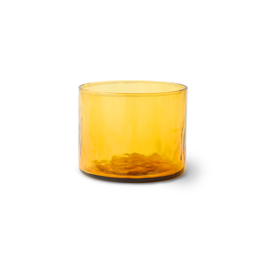 HKliving | TUBE GLASS - AMBER