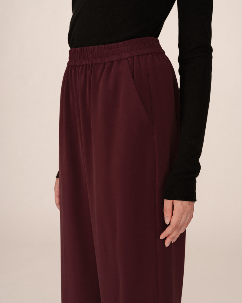 GRACE & MILA | NOBLESSE PANTS - BORDEAUX