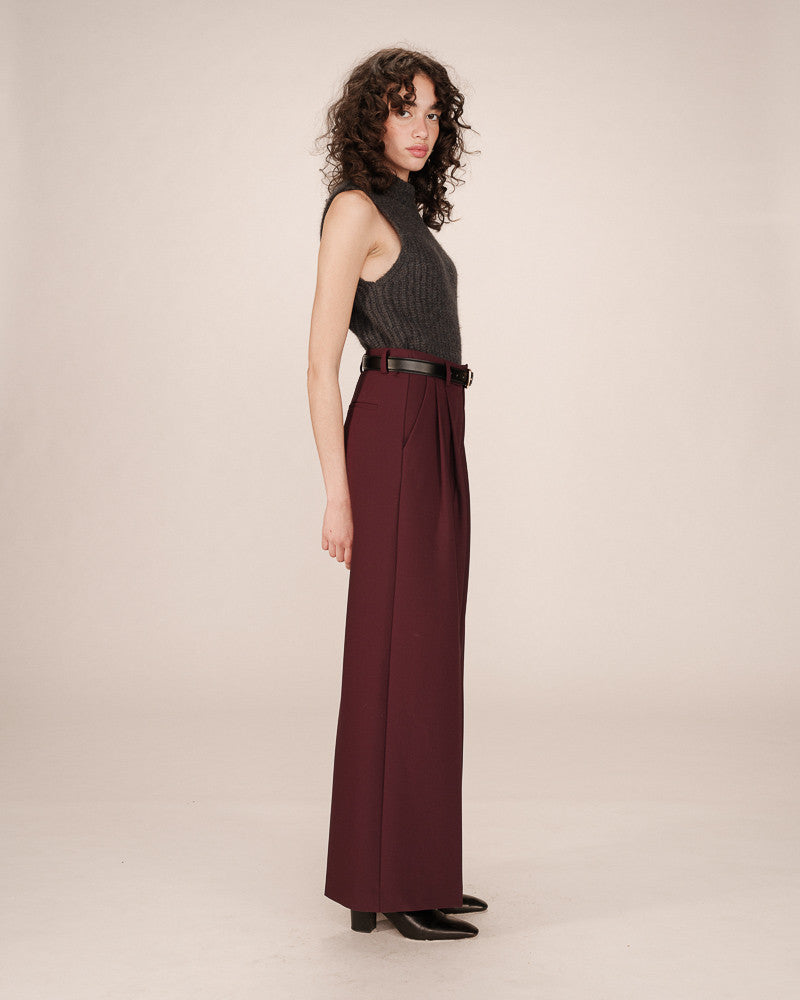 GRACE & MILA | STORY PANTALON - BORDEAUX