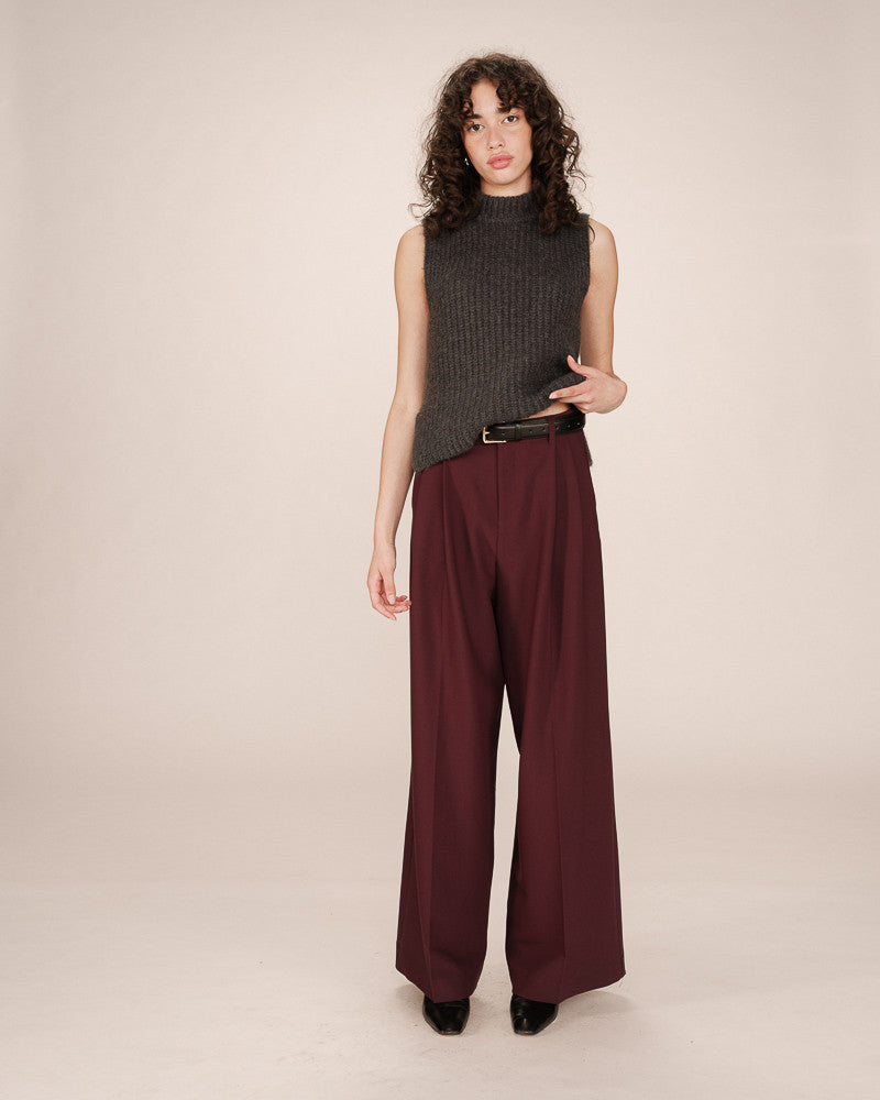 GRACE & MILA | STORY PANTALON - BORDEAUX
