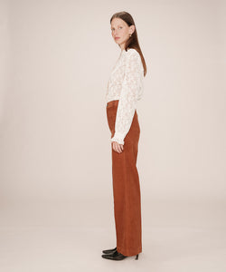 GRACE & MILA | SAMBA CORDUROY PANTS - BRIQUE