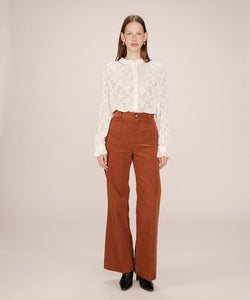 GRACE & MILA | SAMBA CORDUROY PANTS - BRIQUE