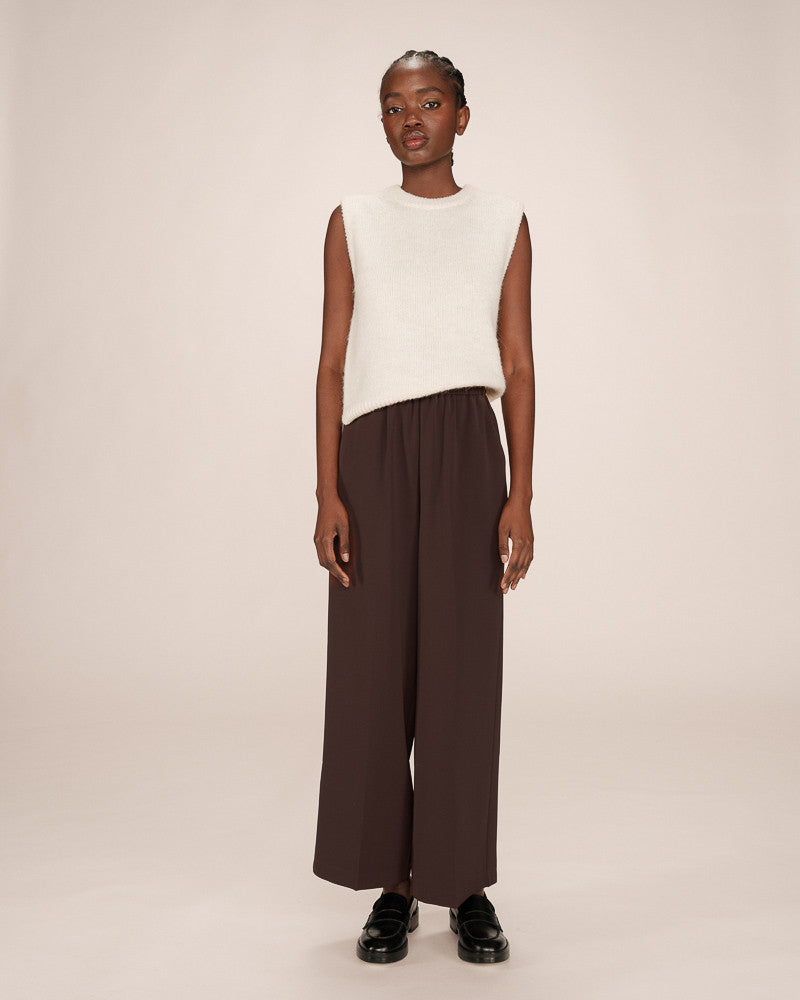 GRACE & MILA | NOBLESSE PANTS - CHOCLATE