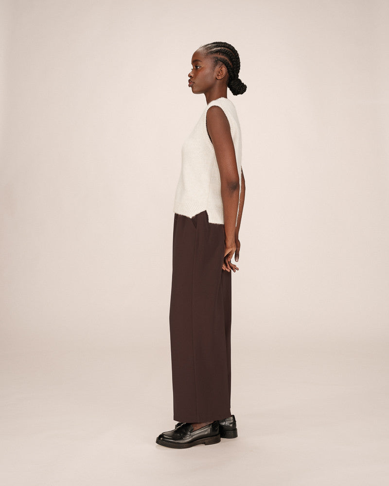 GRACE & MILA | NOBLESSE PANTS - CHOCLATE